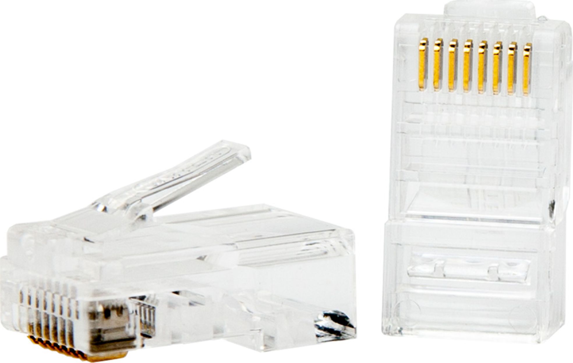Fishe rrjeti Unitek Modular Plug RJ45 Cat 5e Y-OT18TP, paketim 100 copë, transparente