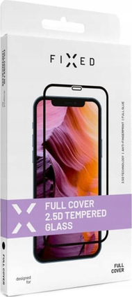Xham mbrojtës FIXED FullGlue-Cover, për iPhone 15 Pro Max, 2.5D, i zi