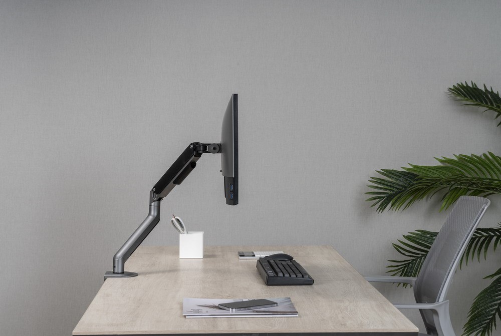 Mbajtëse monitori Gembird MA-DA1-05, 32", e hirtë