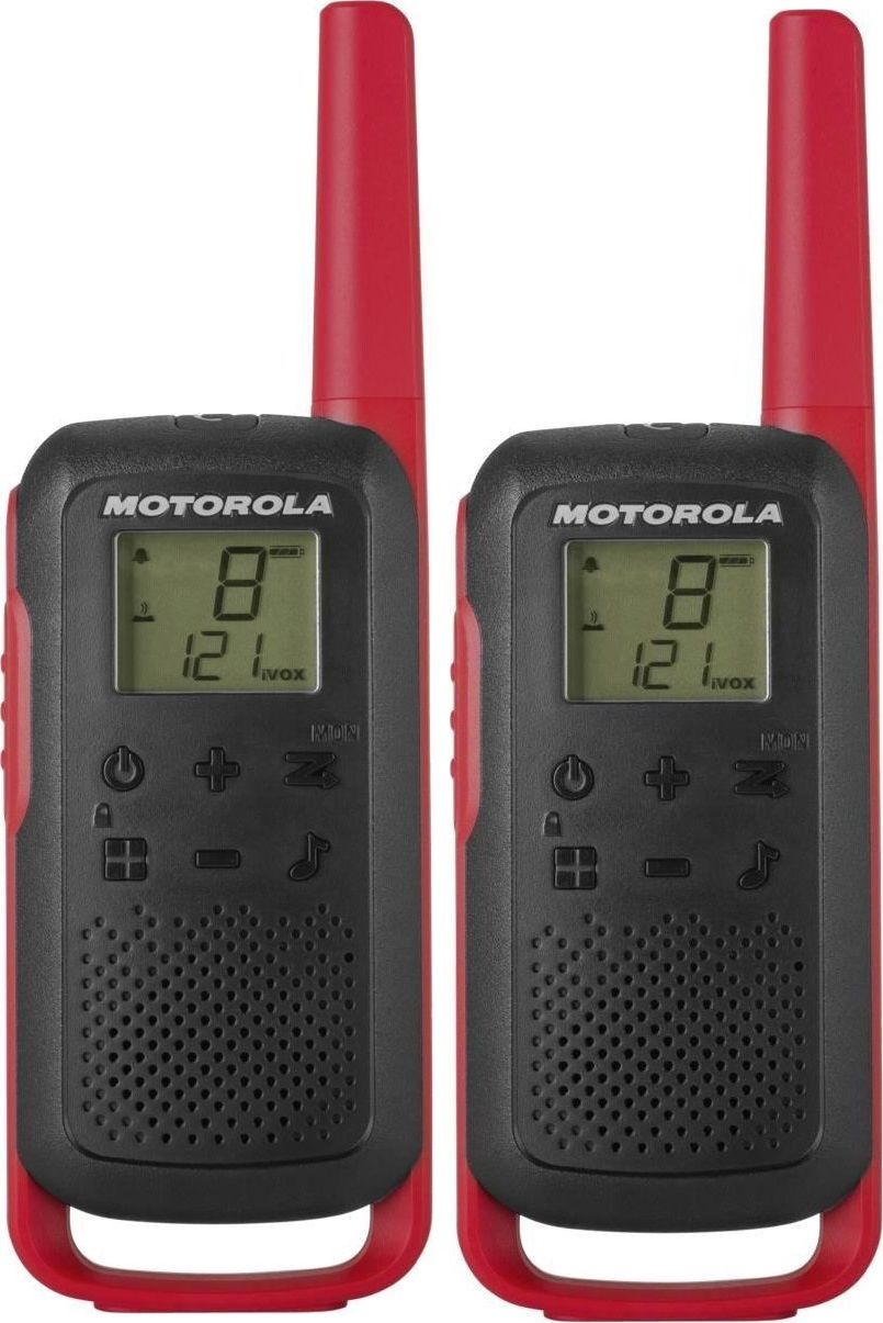 [OUTLET] Radiomarrëse Motorola TLKR T62, të kuqe, 2 copë				