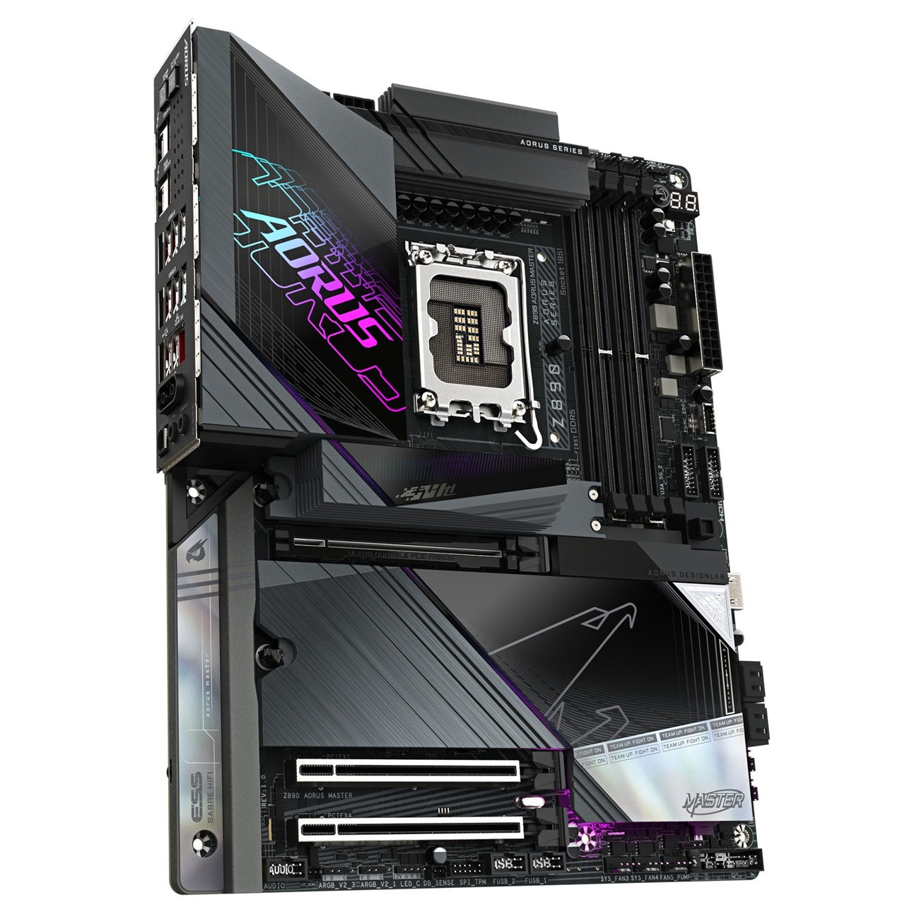 Pllakë amë Gigabyte Z890 AORUS MASTER, ATX, LGA 1851, DDR5, e zezë