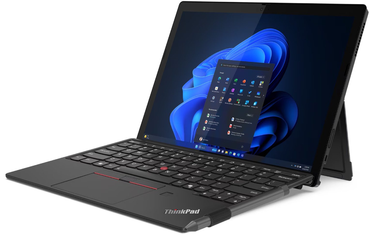 Laptop 2 në 1 Lenovo ThinkPad X12 Detachable Gen 2, 12.3", 32GB RAM, 1TB SSD, LTE, i zi