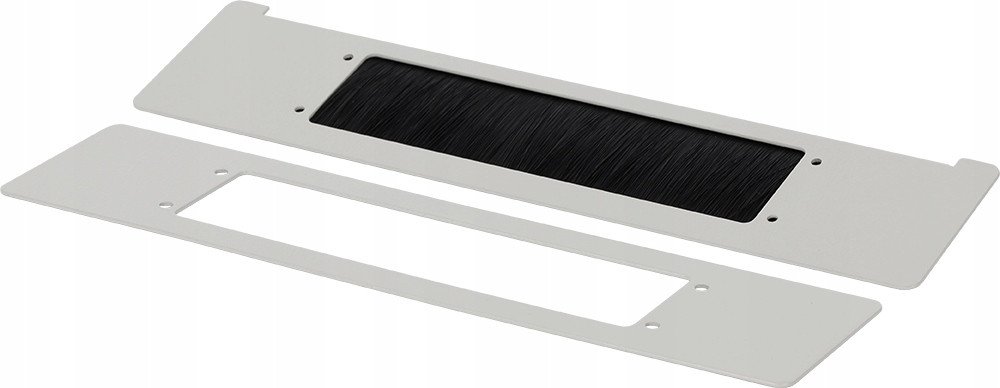 Pjesë kalimi kabllosh PULSAR RAPS-G për kabinete RACK 19", brushë, gri