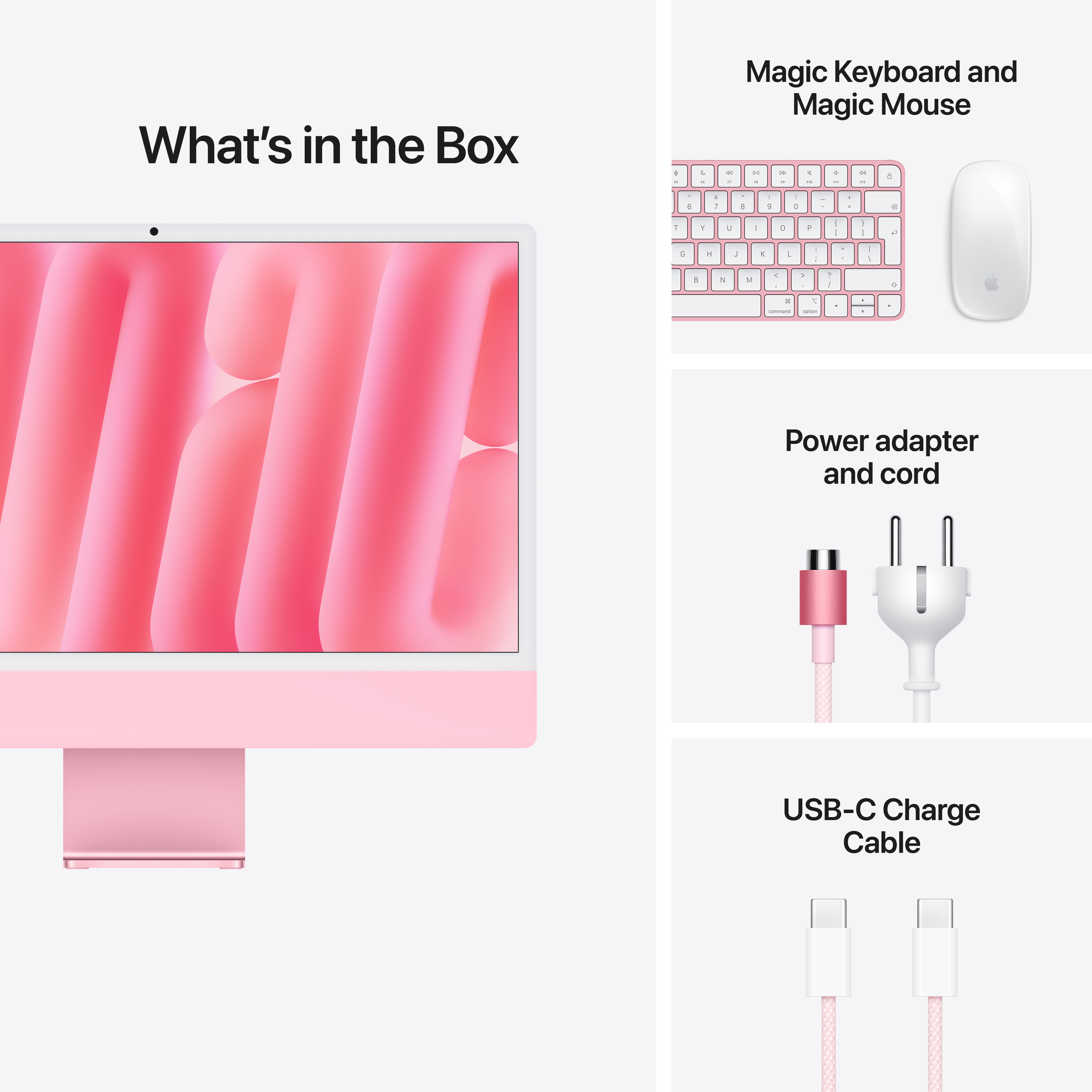 Apple iMac 24", M6 10‑core, 16GB, 256GB SSD, 10‑core GPU, Pink
