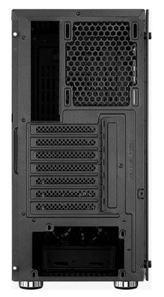 Kullë kompjuteri Aerocool PGS Zauron FRGB, ATX, xham i temperuar, e zezë