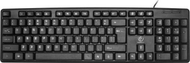 Tastierë Rebeltec Uno, 104 taste, USB, e zezë