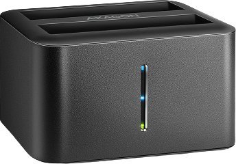 Docking station Axagon ADSA-D25 CLONE MINI, USB 3.0 5 Gbps, për 2 disqe 2.5", gri