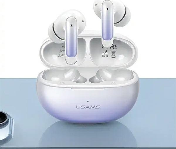 Kufje wireless Usams X-don Series TWS, Bluetooth 5.3, ENC, vjollcë