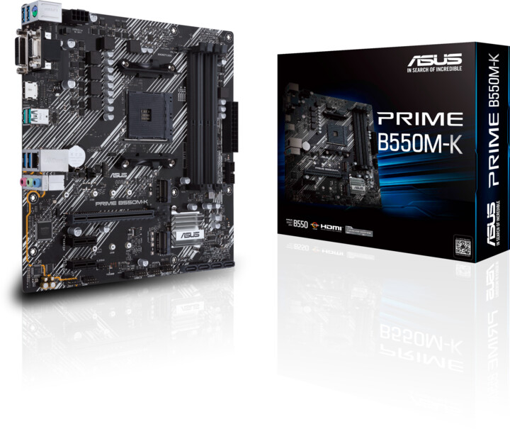 Pllakë amë ASUS PRIME B550M-K - AMD B550