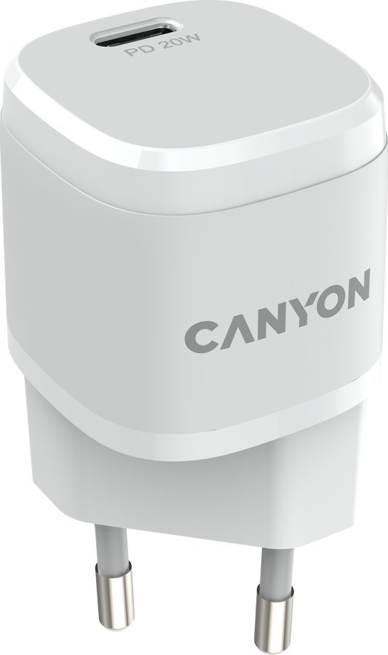 Полнач Canyon CNE-CHA20W05, 20W, USB и USB C, бел