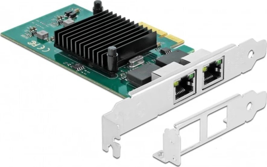Kartë rrjeti DeLOCK PCI Express x4 I82576, 2x RJ45, Gigabit LAN