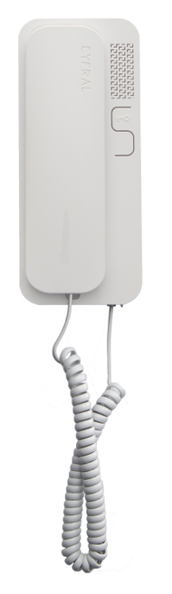 Receptor domofoni CYFRAL SMART 5P, 4 6 tela, volum i rregullueshëm, i bardhë