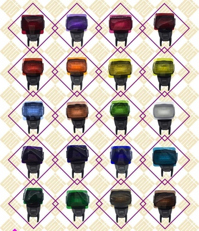 Set filtre xheli për blic SiGi Strobist 20k, 20 copë, universal