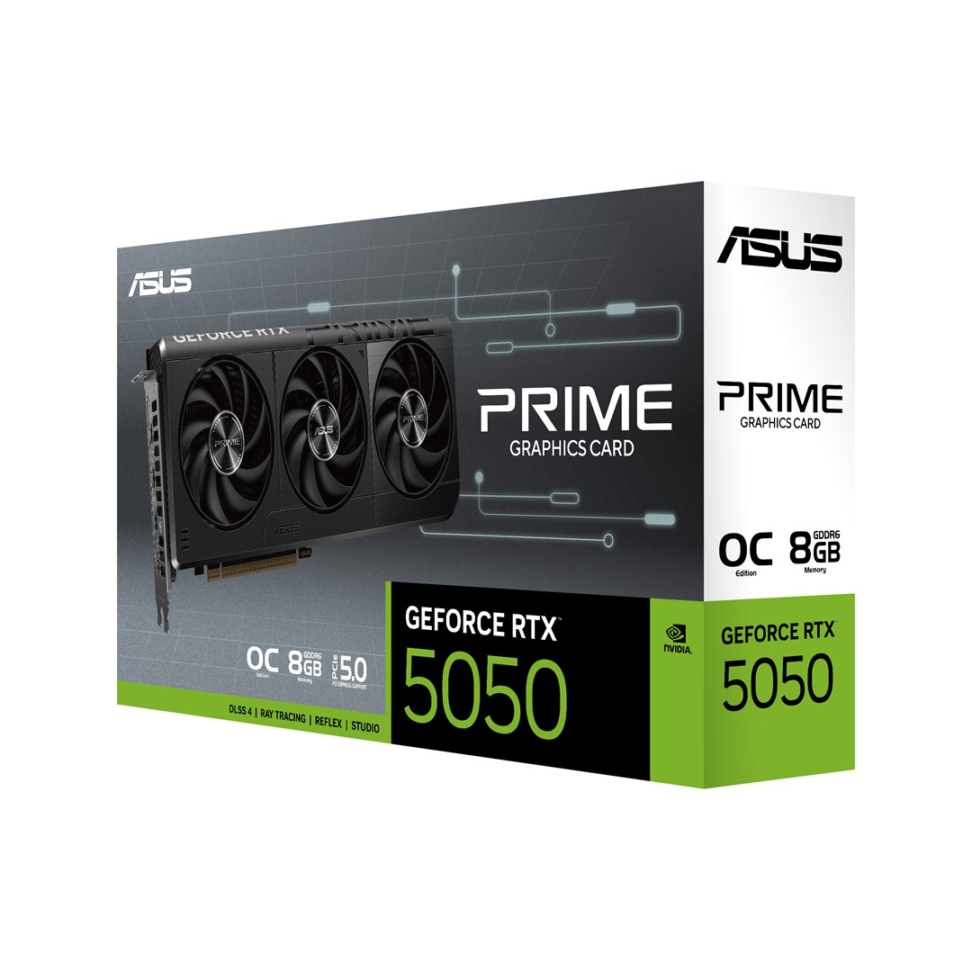 Kartelë grafike ASUS Prime RTX5050-O8G NVIDIA GeForce RTX 5050 8 GB GDDR6