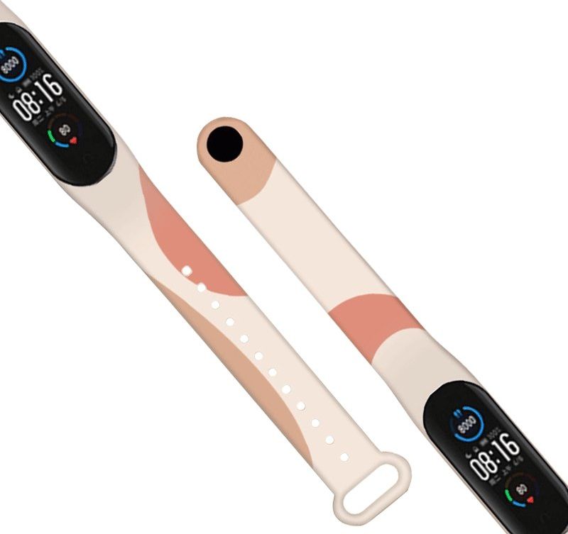 Rrip ore Hurtel për Xiaomi Mi Band 6 Mi Band 5, silikon, dizajn camo
