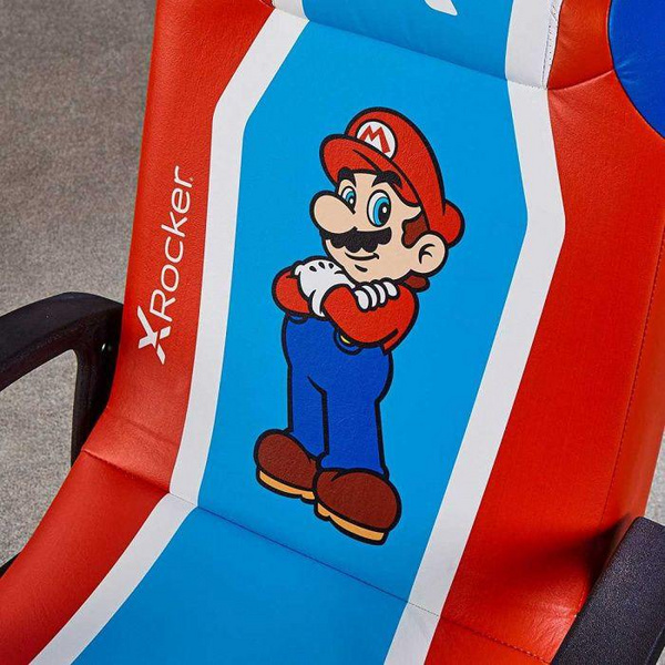 Karrige për lojëra X Rocker Nintendo Super Mario, e kuqe