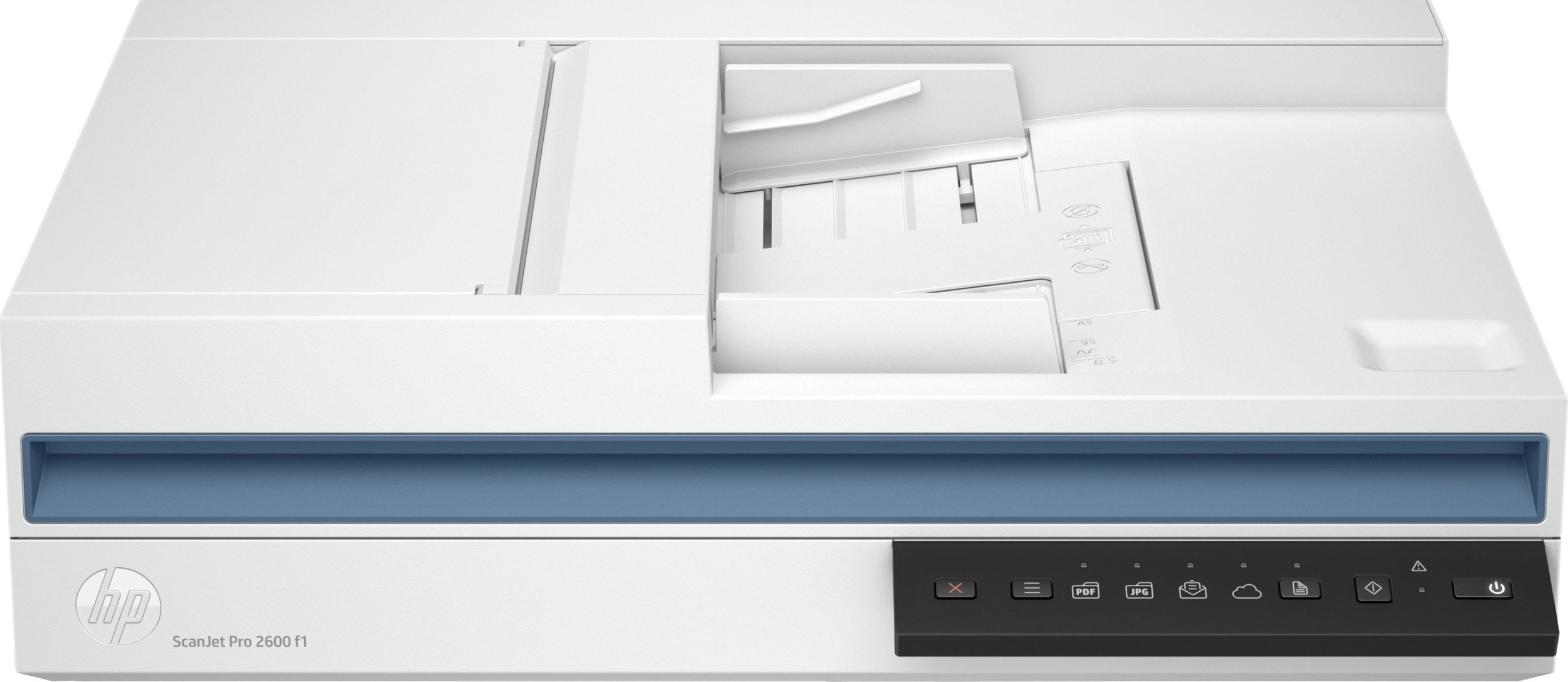 Skaner HP ScanJet Pro 2600 F1, flatbed dhe ADF, 600 x 600 DPI, A4, i bardhë