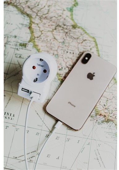 Adapter për udhëtim SKROSS USA 2x USB për përdorim në Amerikë