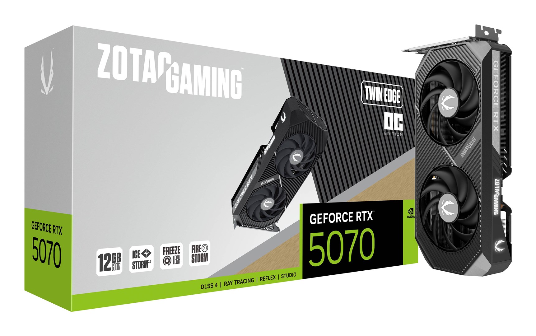 Kartelë grafike Zotac GAMING GeForce RTX 5070 Twin Edge OC NVIDIA 12 GB GDDR7