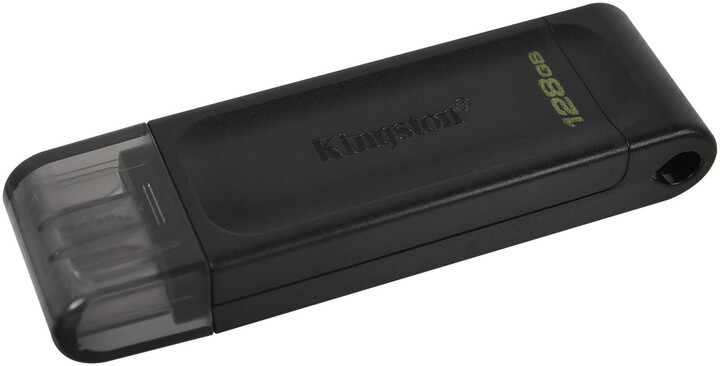 USB Kingston DataTraveler 70 - 128GB, e zezë