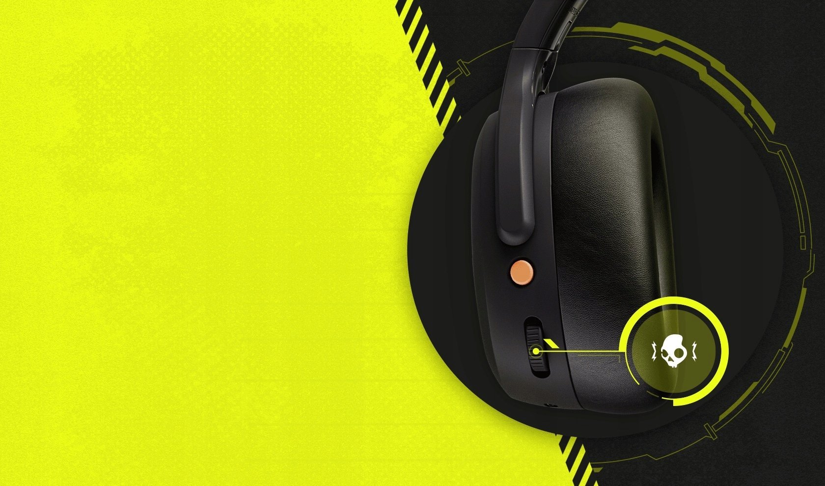 Kufje Skullcandy Crusher ANC 2, over ear, wireless, anulim aktiv i zhurmës, të zeza