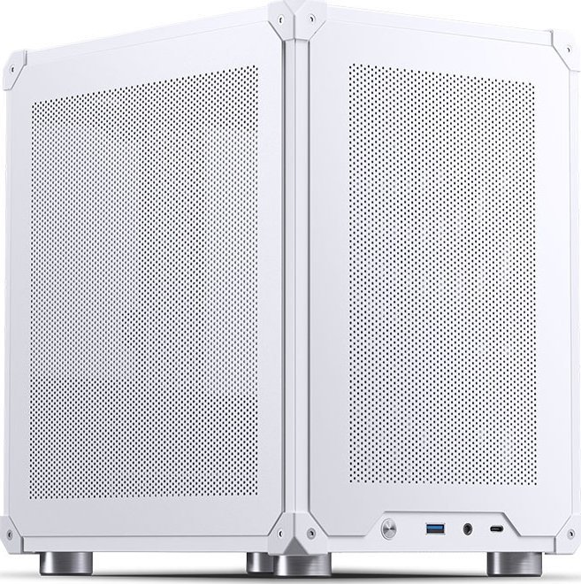 Kuti kompjuterike Jonsbo C6, Micro ATX, kompakte, e bardhë