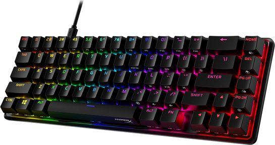 Tastierë HyperX Alloy Origins 65 Keyboard HyperX Red (4P5D6AA#ABA), RGB, e zezë