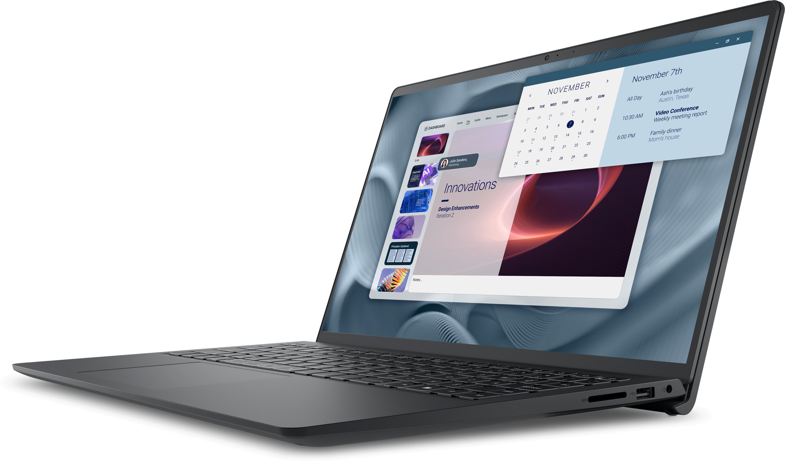 Laptop Dell Pro 15 Essential PV15250, 15.6", i7 1355U, 16GB RAM, 1TB SSD, i zi