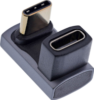 Adapter USB InLine USB4, USB C plug në socket 180, 40Gbps, 240W, gri