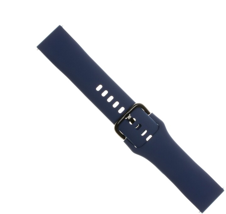 Rrip silikoni FIXED për orë smart, 20mm, i kaltër