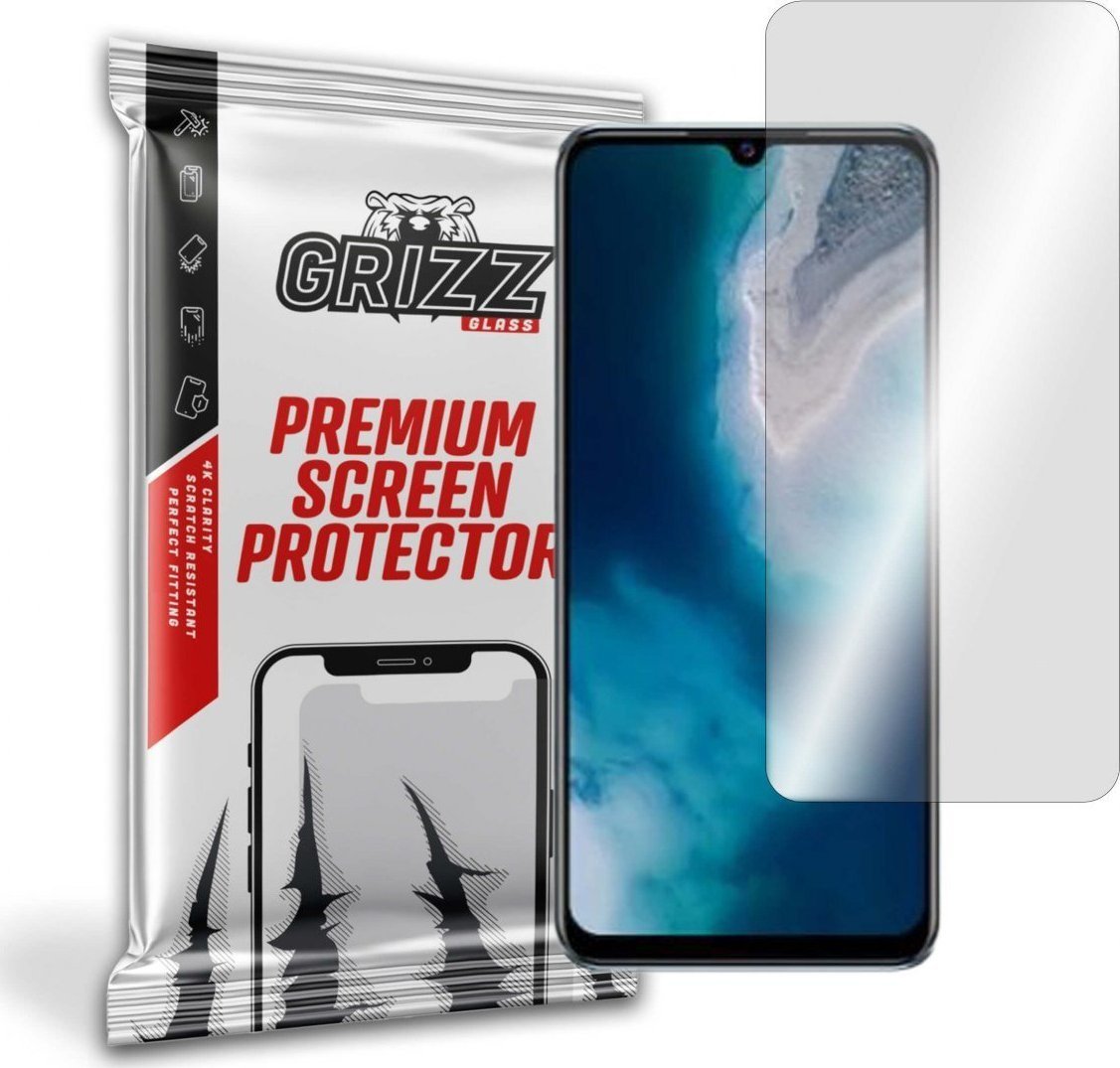Xham mbrojtës GrizzGlass për Vivo V20 SE, hybrid glass, transparent