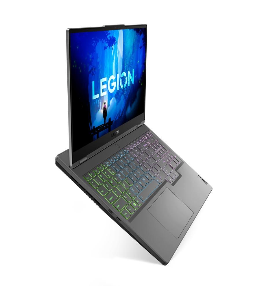 Laptop Lenovo Legion 5, 15.6", Intel I5-12500H, 16 GB RAM, 1 TB SSD, NVIDIA GeForce RTX 3050 Ti, i hirtë