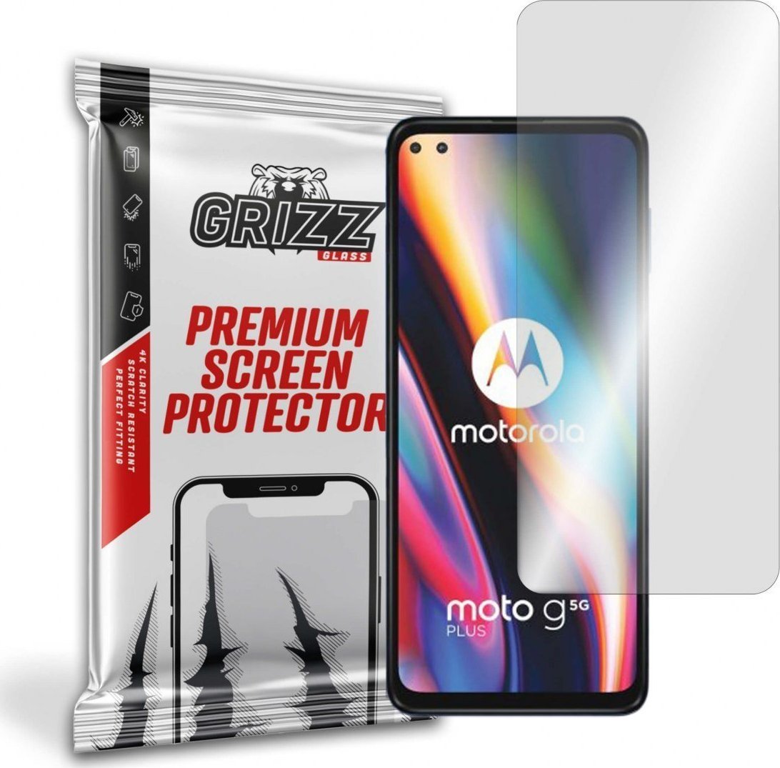 Mbrojtëse ekrani GrizzGlass Hybrid Glass për Motorola Moto G 5G Plus, fleksibile, transparencë e lartë