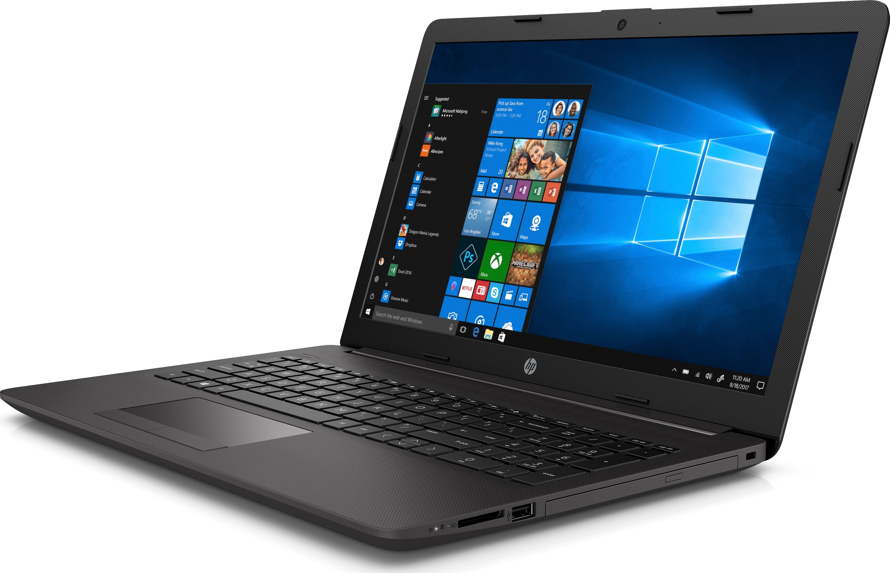 Лаптоп HP 255 G7 (2D321EA), 15.6", AMD Ryzen 3 3200U, 8 GB RAM, 256 GB SSD