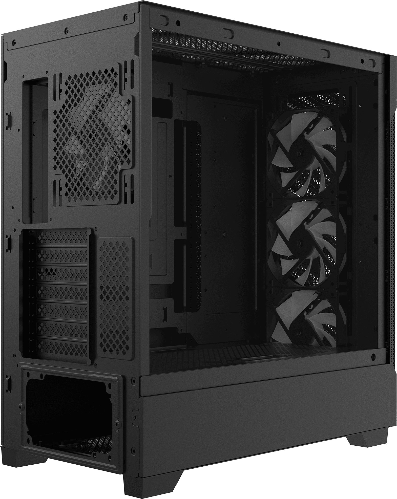 Kuti kompjuteri XPG Starker Air BTF, MIDI Tower ATX, ARGB, e zezë