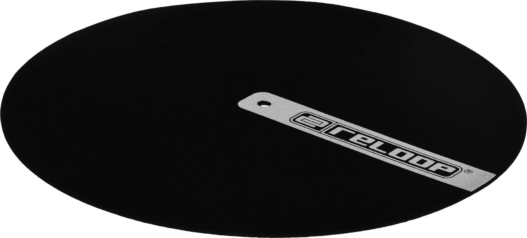 Slipmat për gramafon Reloop LIPMAT-RELOOP, profesional për DJ, i zi me logo
