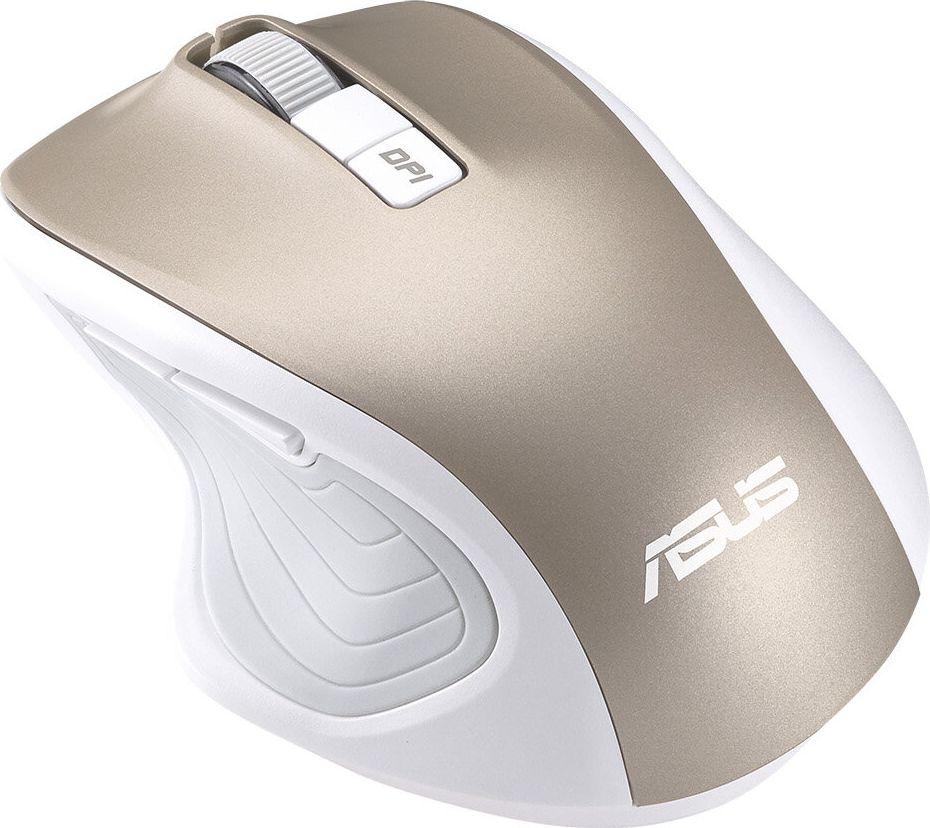 Maus Asus MW202, wireless, USB, Bialo-zloty
