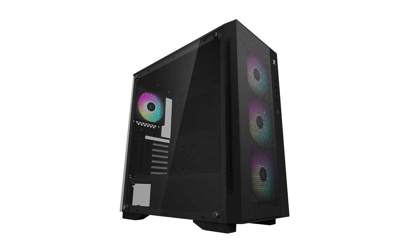 Kasë DeepCool Matrexx 55 Mesh ARGB 4F Midi Tower, i zi