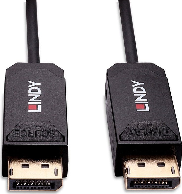 Kabllo DisplayPort Lindy 38520, 10m, e zezë