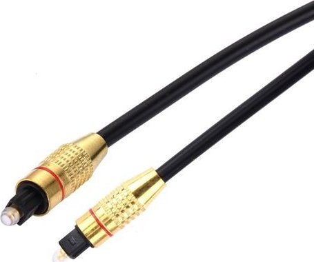 Kabllo optik audio RoGer TOSPD2M Toslink, SPDIF, 2m, e zezë