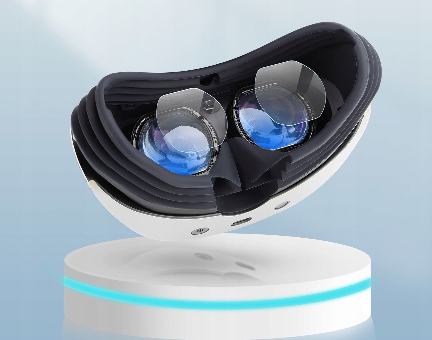 Mbulesa mbrojtëse për syze VR HiFylux PS VR2, set 4 copë, e zezë