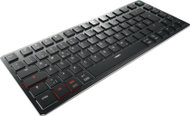 Tastierë CHERRY KW X ULP 2.0 Mini, kompakte, me kabllo, e zezë