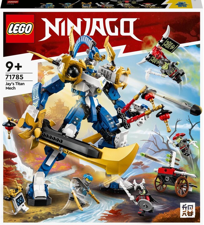 Set LEGO® NINJAGO® 71785 Jay's Titan Robot, 794 pjesë