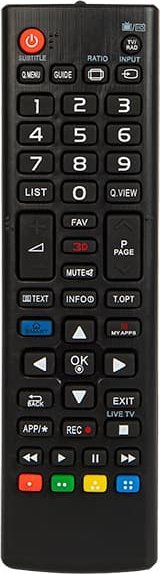 Pilot universal BLOW për LG TV VCR DVR, rreze 8m, gri