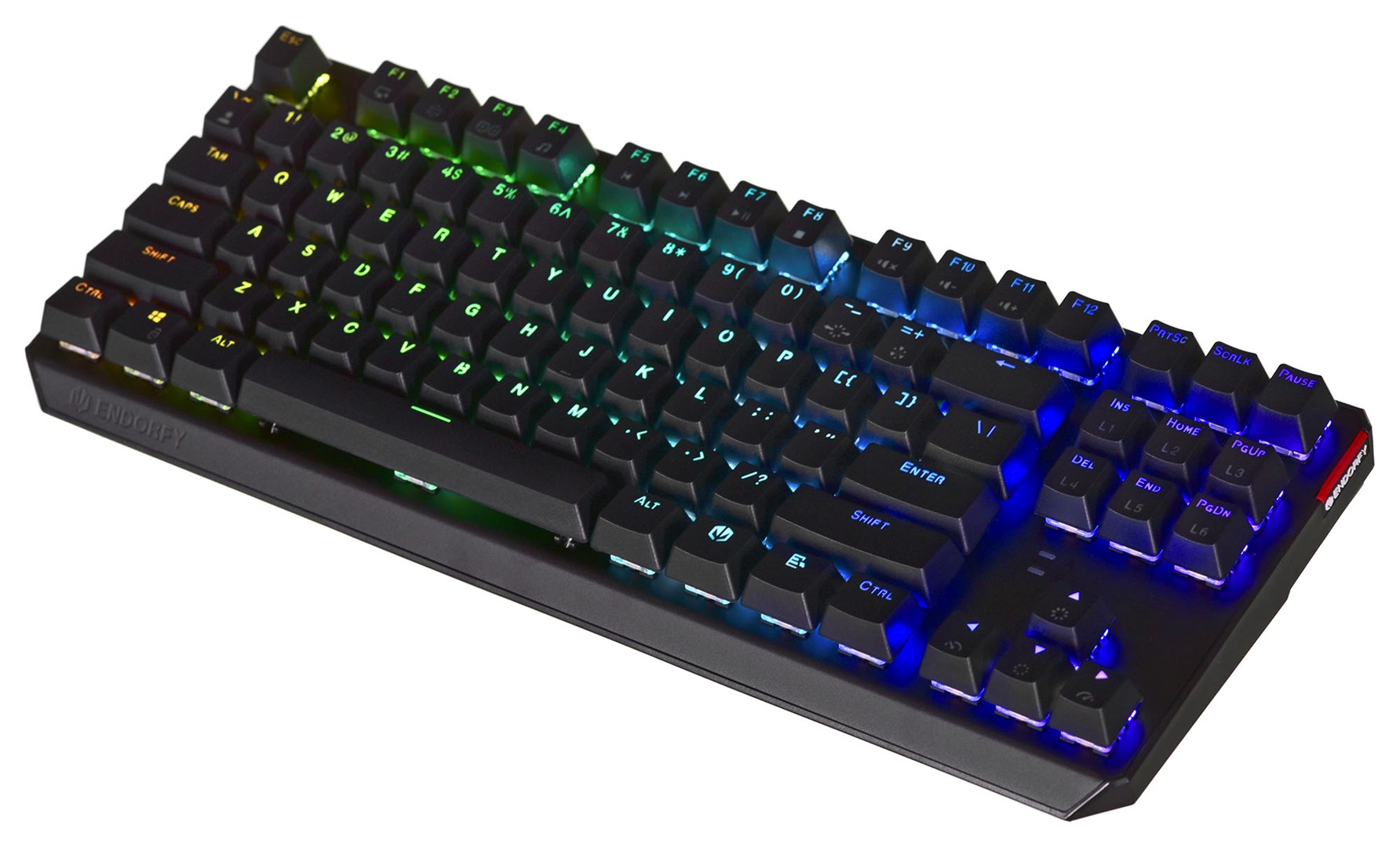 Tastierë mekanike Gaming Endorfy THOCK TKL, USB, Kailh Brown, RGB, e zezë
