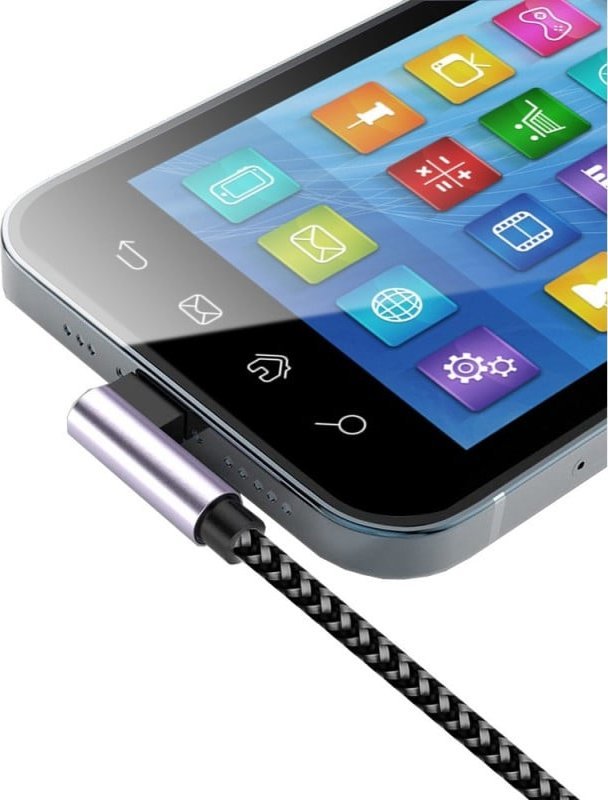 Kabllo USB Techly ICOC MU2CC9-010-AL, USB-C, 1m, gri e zezë