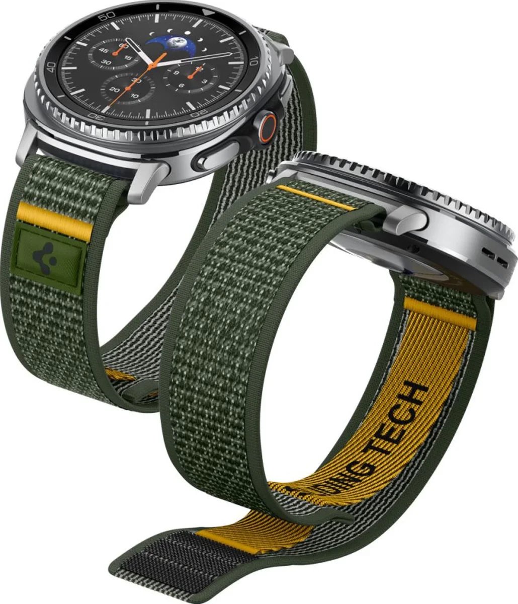 Rrip ore inteligjente Spigen Athlex Air Band, për Samsung Galaxy Watch 8, 46mm 44mm 40mm, jeshil