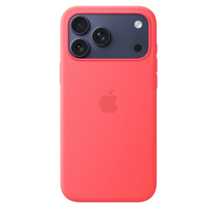 Apple iPhone 17 Pro Max Silicone Case with MagSafe, Bright Guava (SEASONAL) 2