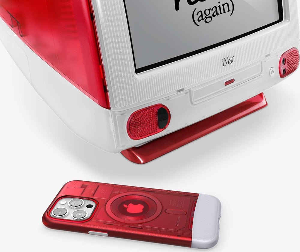 Mbulesë telefoni Spigen Classic C1 MagSafe, për iPhone 15 Pro, ruby
