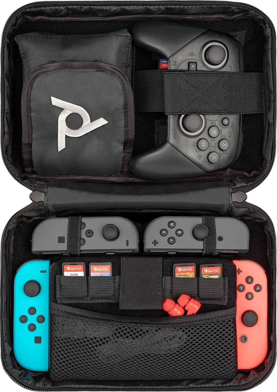 Çantë mbrojtëse PDP Case Elite Edition 500-139-EU, për Nintendo, e zezë gri